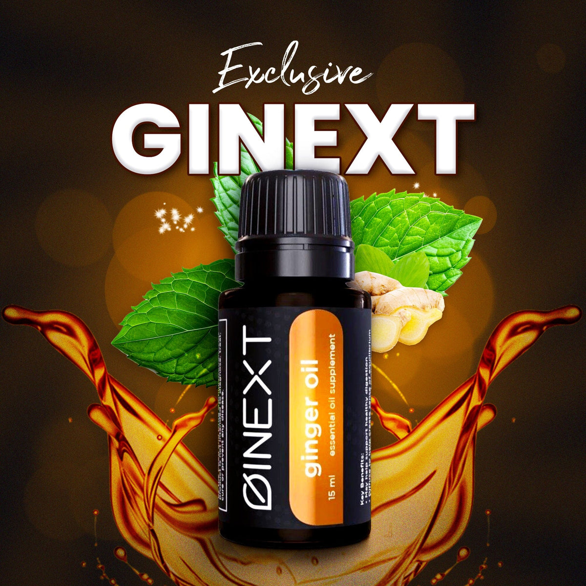 GINEXT Ginger Oil The Most Effective!